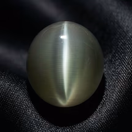 Natural cat's eye gemstone