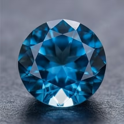Natural topaz gemstone