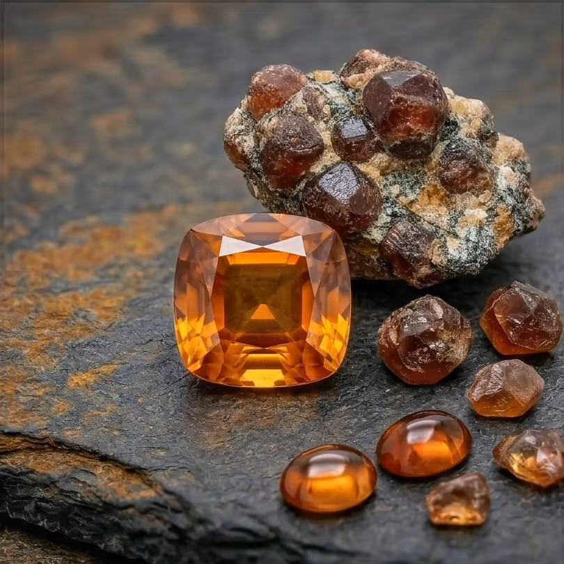 Hessonite Garnet origin