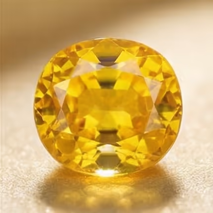 Radiant canary yellow sapphire